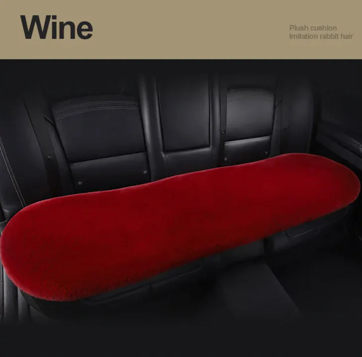 Car Seat Winter Plush Cushion WEM Support (www.WEM.support)