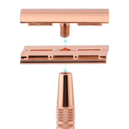 Aluminum Double Edge Safety Razor Classic Shaving Tool WEM Support (www.WEM.support)