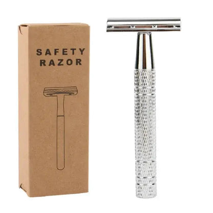 Aluminum Double Edge Safety Razor Classic Shaving Tool WEM Support (www.WEM.support)