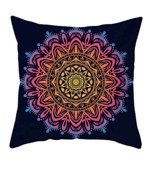 Soft Mandala Sofa Pillowcase WEM Support (www.WEM.support)