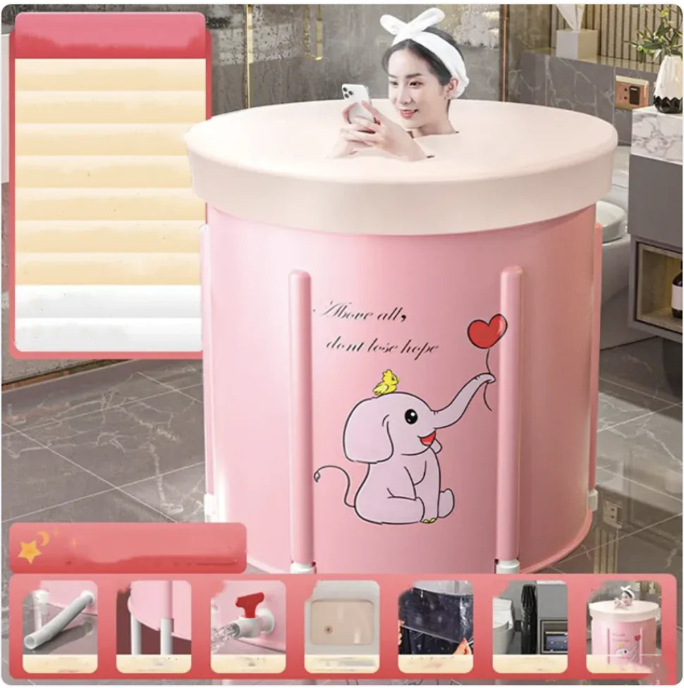 Foldable Heated Bathtub WEM Support (www.WEM.support)