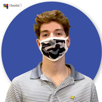 Camo Face Masks -Individual or Set of 4 WEM Support (www.WEM.support)