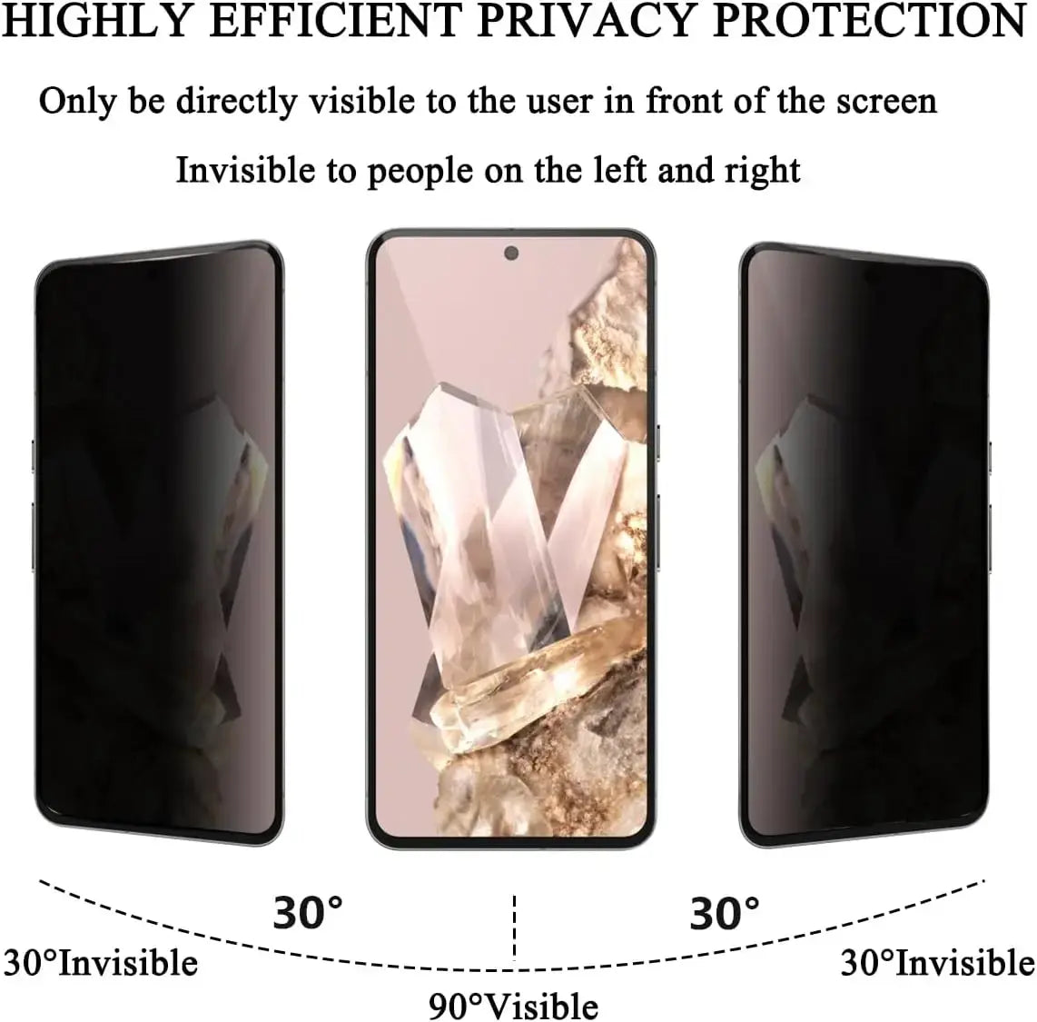 Pixel 8 Pro Screen Protector Film Glass WEM Support (www.WEM.support)