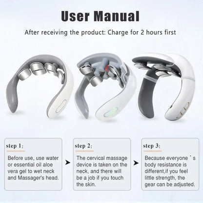 Intelligent Electric Neck Massage Instrument WEM Support (www.WEM.support)