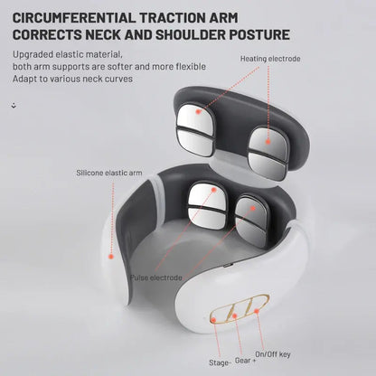 Intelligent Electric Neck Massage Instrument WEM Support (www.WEM.support)