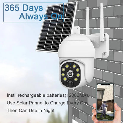 4G Solar Surveillance Camera Waterproof WEM Support (www.WEM.support)