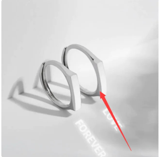 S925 Sterling Silver Hidden Heart Ring WEM Support (www.WEM.support)