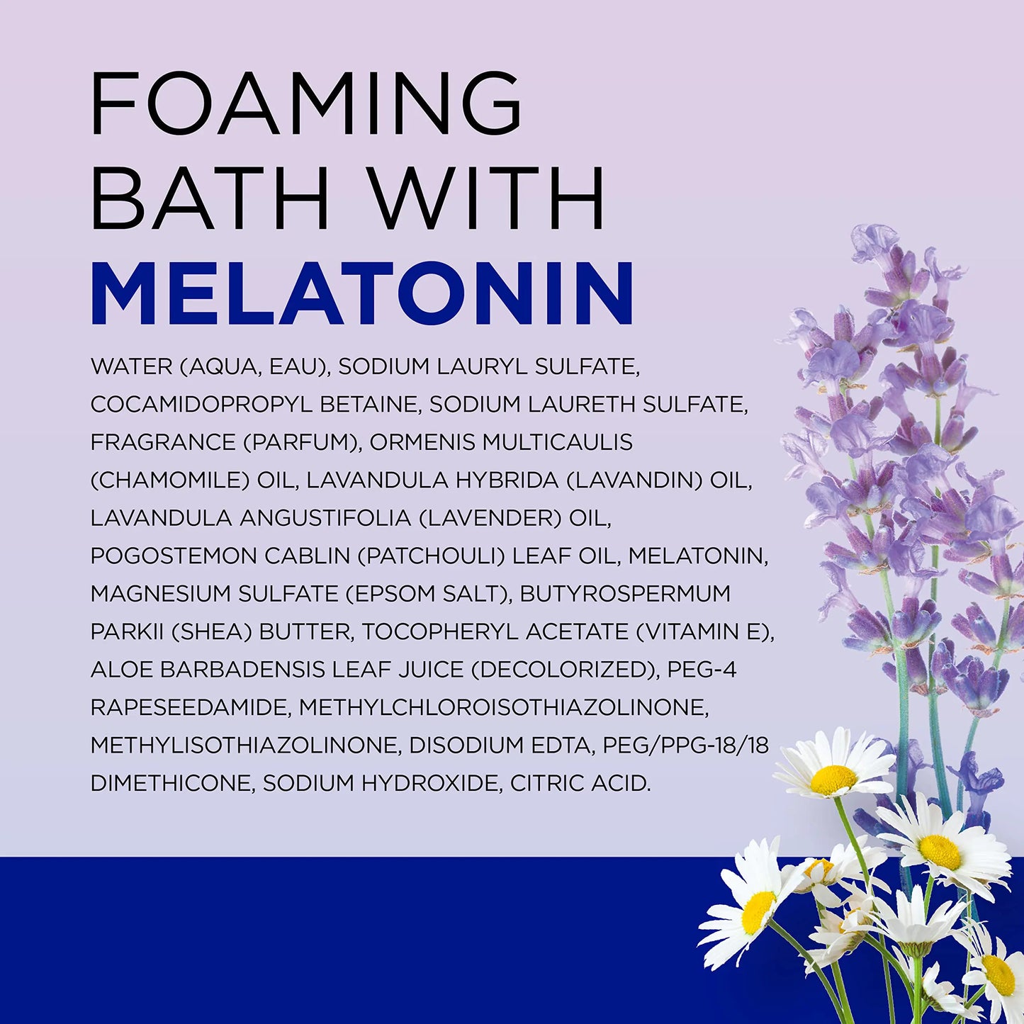 Dr Teal's Foaming Bath med rent Epsom-salt, søvnblanding med melatonin, lavendel og kamille-essensielle oljer, 34 Fl Oz (pakke med 4) (emballasjen kan variere)