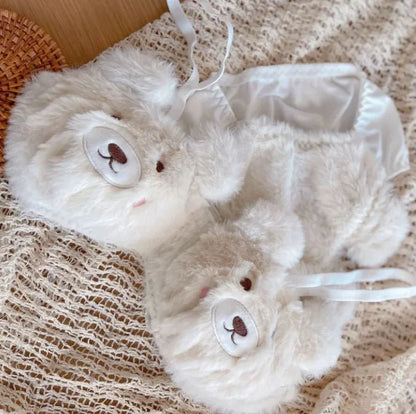 Women's Plush Underwear Suit - Catch Cards