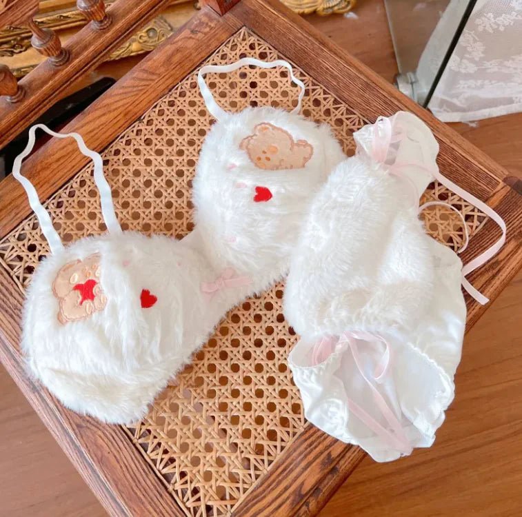 Women's Plush Underwear Suit - Catch Cards