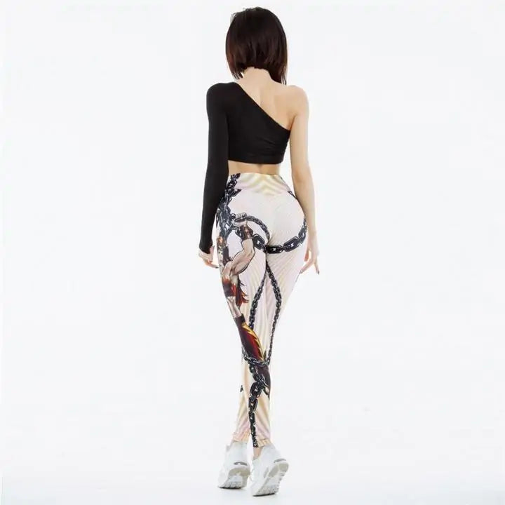 Leggings con estampado V-Taper Power She Warrior