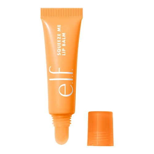 elf Squeeze Me Lip Balm, fuktighetsgivende leppepomade for en ren fargetone, fylt med hyaluronsyre, vegansk og grusomhetsfri, fersken 0,21 unse (pakke med 1) 