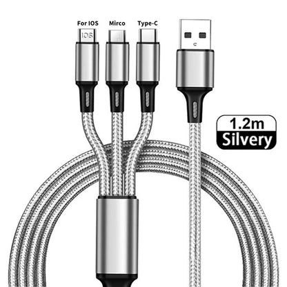 Cable de carga rápida 3 en 1