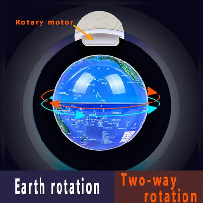 Magnetic Levitation ujuva maakeraga LED-öövalgusti