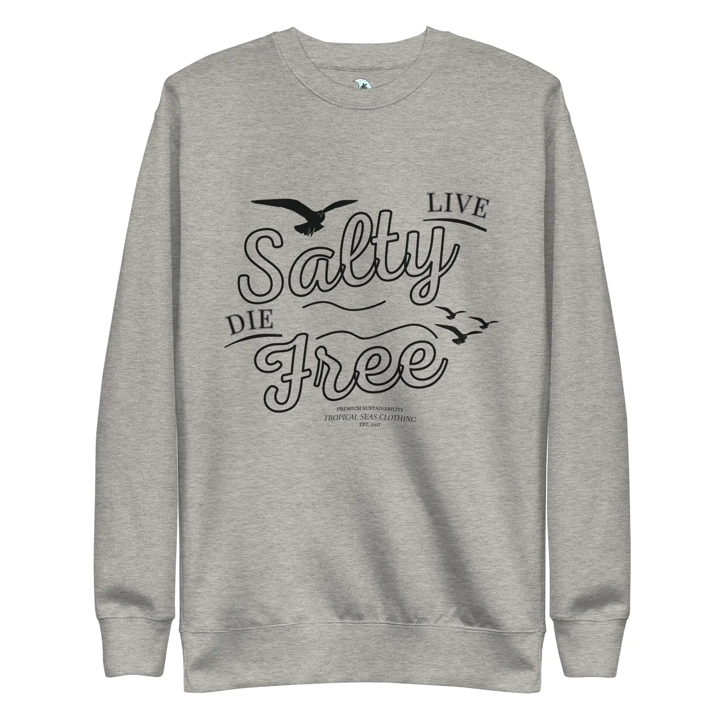 Sudadera premium para hombre "Vive Salado, Muere Libre"