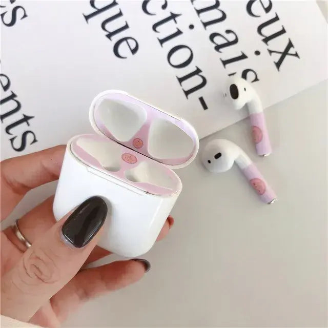 Pegatinas protectoras para la funda de los AirPods