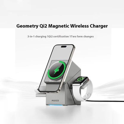 3 in 1 Rotating Wireless Charger