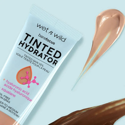 wet n wild Bare Focus Tinted Hydrator Matte Natural Finish, Oil-Free Tinted Face Moisturizer Makeup, Hyaluronic Acid, Squalane, Sheer To Medium Coverage, Medium Deep (Pack of 2) 0.91 Ounce (Pack of 2)