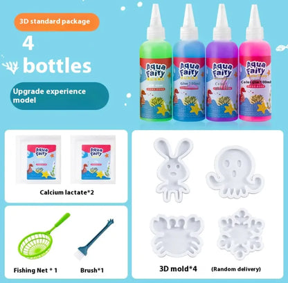 Kids' Creative DIY Puzzle Bottle