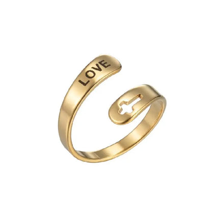 Engraved Adjustable Ring